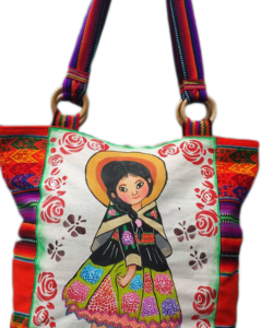 Bolso Huancaina pintado a mano Mimis Fashion